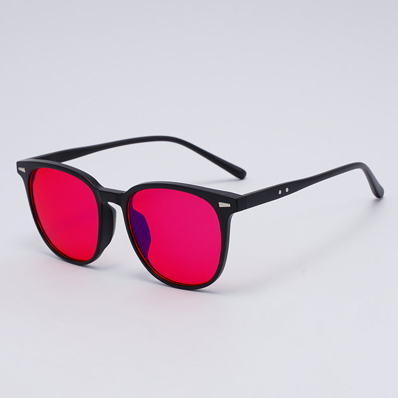Midnight Aura blue light blocking glasses in glossy black, strongest night-time filter — product view 5