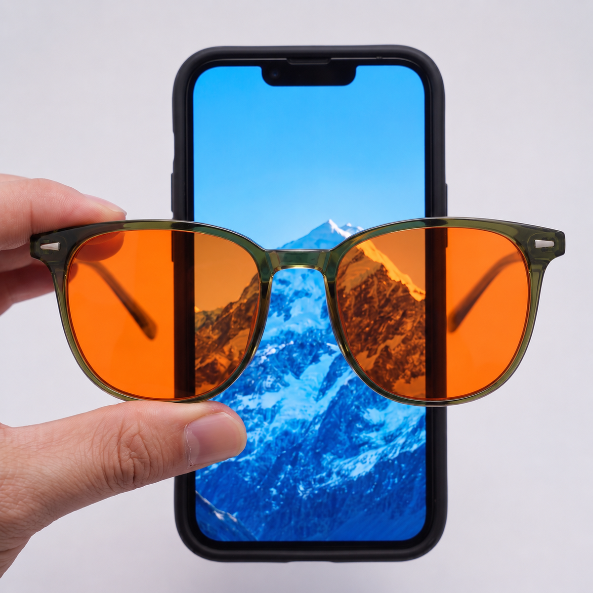 Dusk Aura Glasses - Translucent Green — view 7