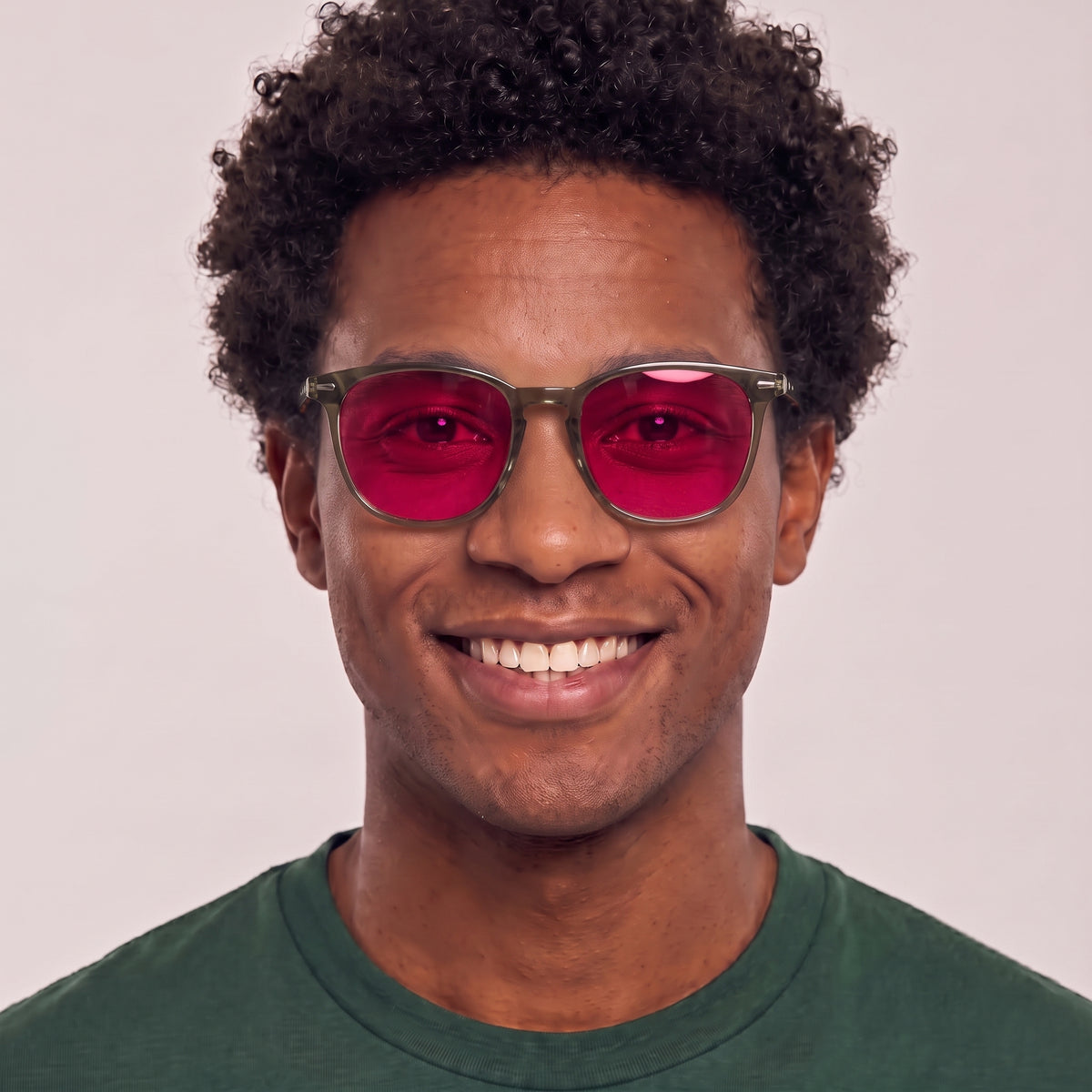 Midnight Aura Glasses - Translucent Green — view 6