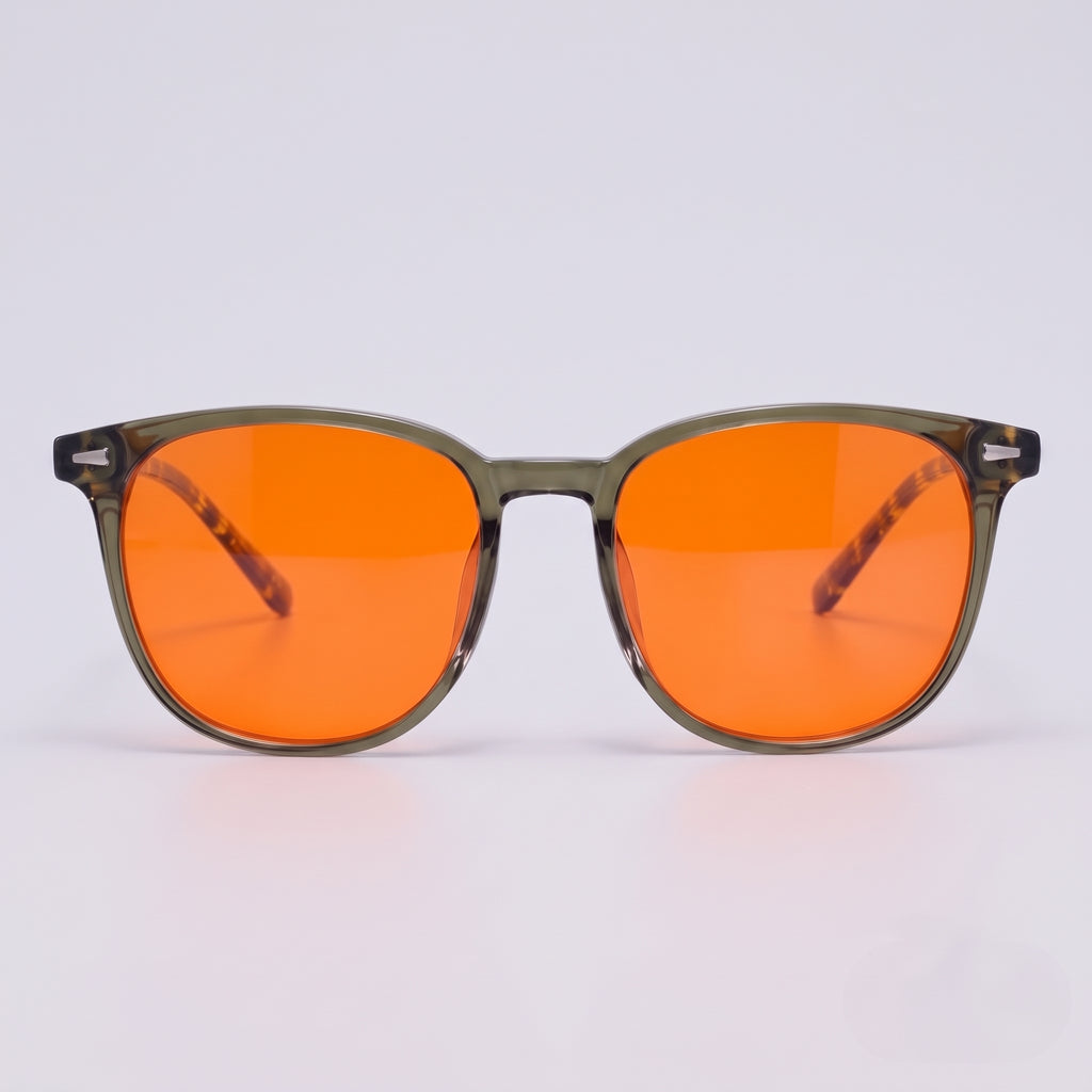 Dusk Aura Glasses - Translucent Green — view 1