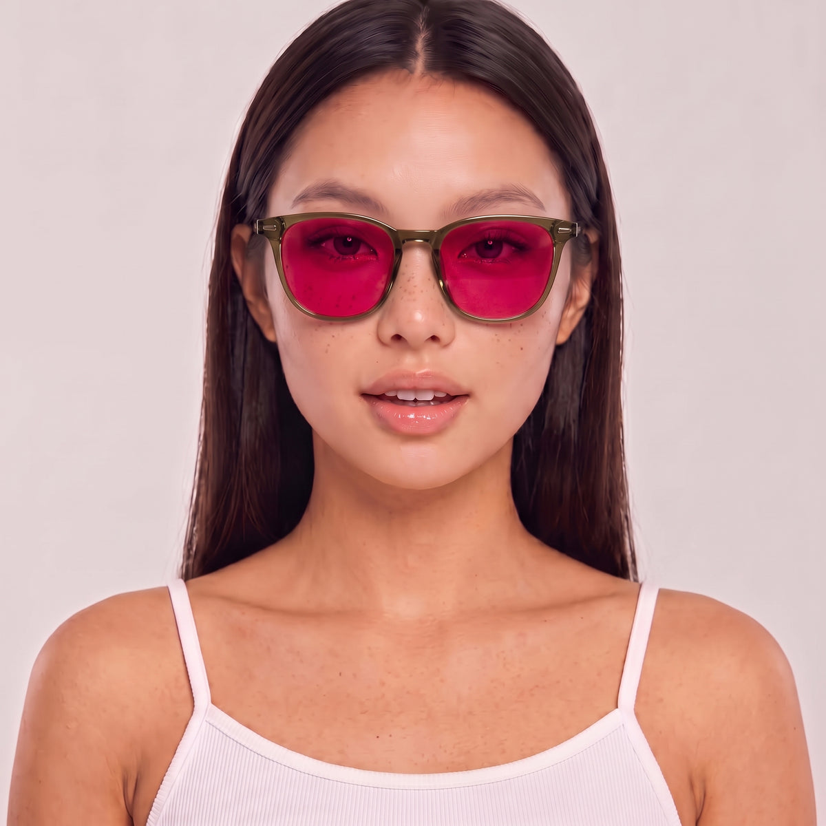Midnight Aura Glasses - Translucent Green — view 5