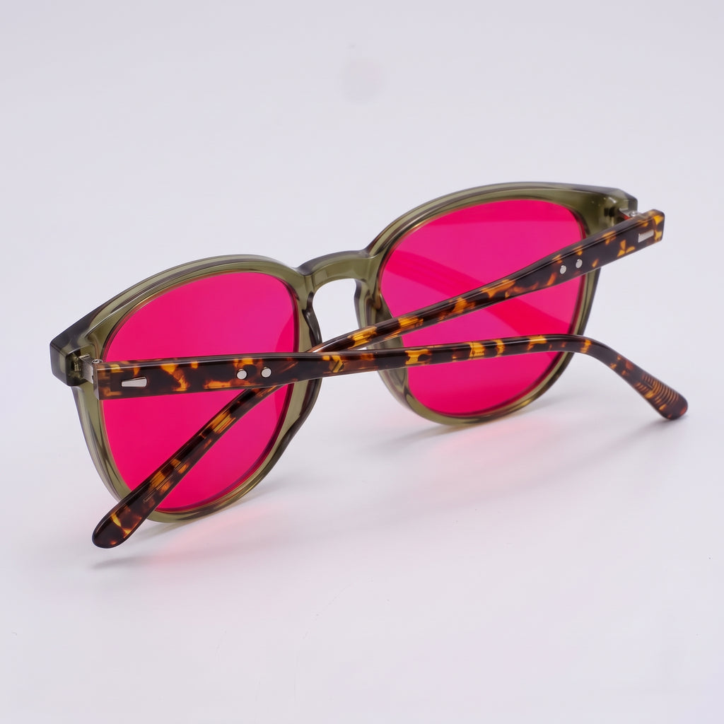 Midnight Aura Glasses - Translucent Green — view 3