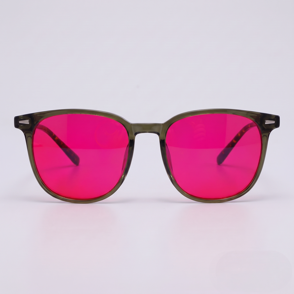 Midnight Aura Glasses - Translucent Green — view 1