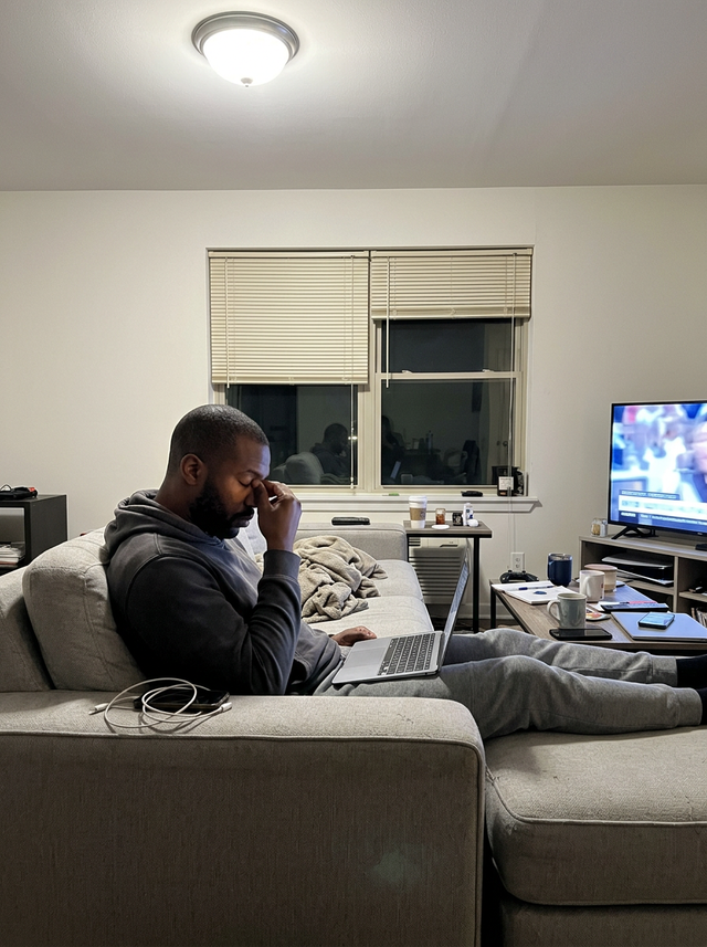 A room lit like noon.